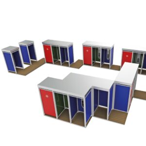 mody cabina con doccia per esterno modulare